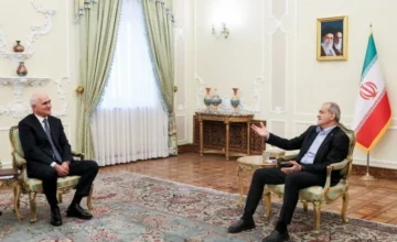Schahin Mustafajew hat sich mit dem iranischen Präsidenten getroffen