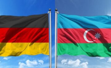 Protest von Aserbaidschan nach Deutschland