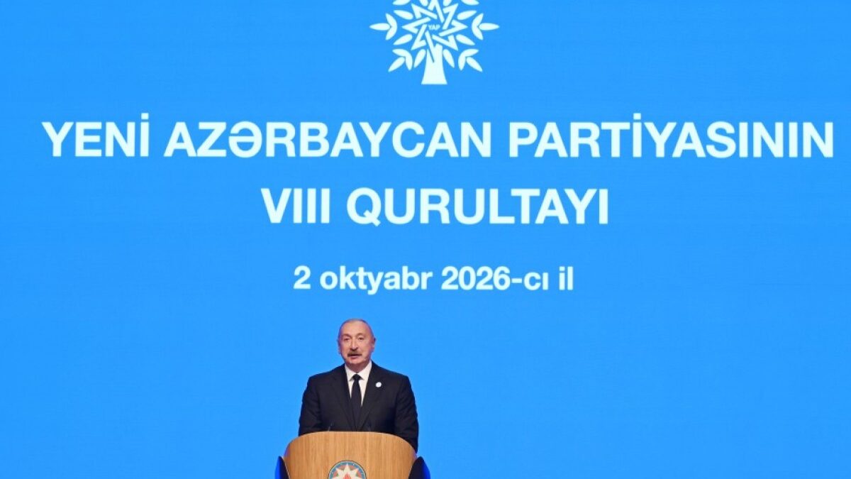 Präsident Ilham Alijew: Die Partei Neues Aserbaidschan ist die grösste politische Kraft im Südkaukasus