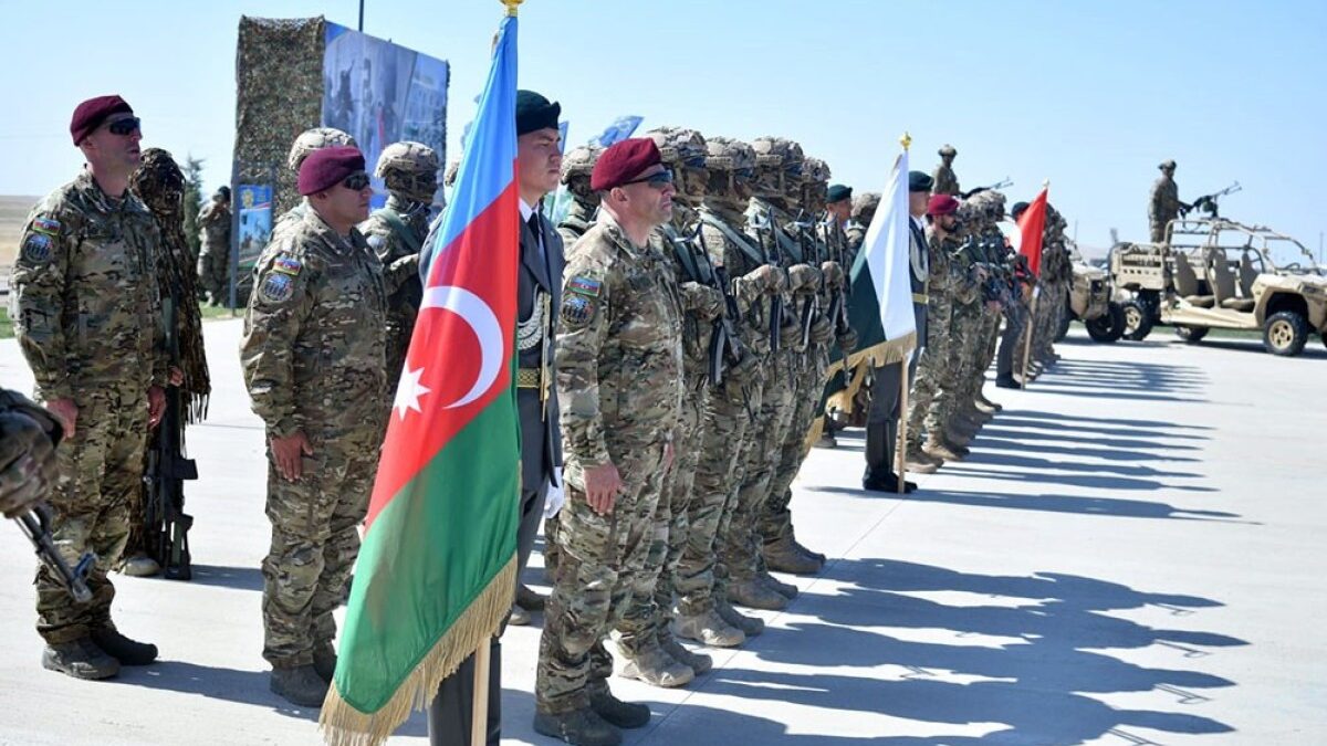Gemeinsame Übung von Spezialeinheiten aus Aserbaidschan, Usbekistan und der Türkei abgehalten