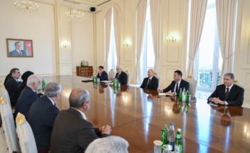 Präsident Ilham Aliyev empfängt iranischen Innenminister