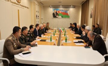 Kamaladdin Heydarov trifft iranischen Innenminister
