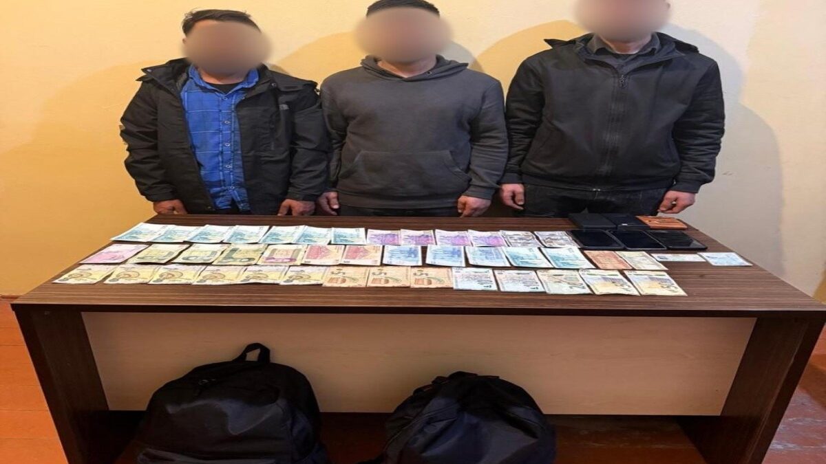Ausländer, die versuchten, die Staatsgrenze zu überschreiten, wurden festgenommen