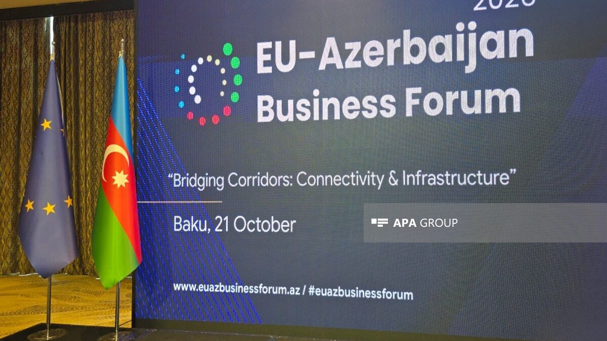 Aserbaidschan-Europäische Union Wirtschaftsforum in Baku findet statt