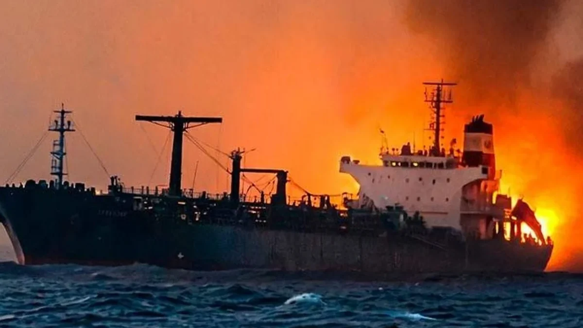 SEPAH: Öltanker im Hormus-Straße in Brand geraten