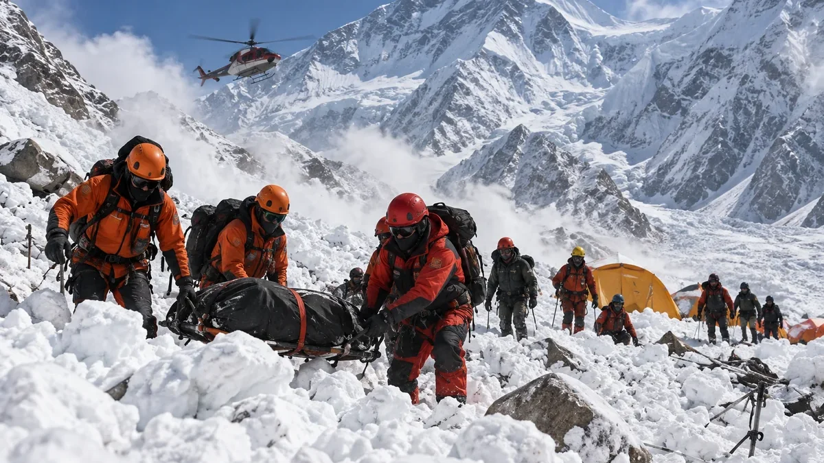 Schrecklicher Erdrutsch im Himalaya: Zahl der Todesopfer steigt auf 15