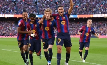 „Barcelona“ wird wegen dieses Banners bei der UEFA Beschwerde einlegen – Foto