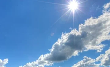 Warme Luftmassen dringen in unser Land ein, die Temperatur steigt