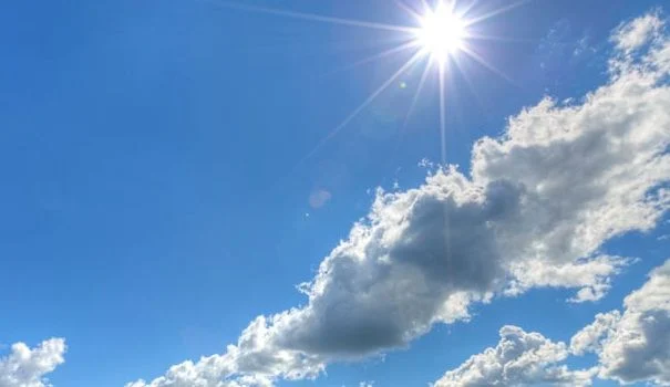 Warme Luftmassen dringen in unser Land ein, die Temperatur steigt
