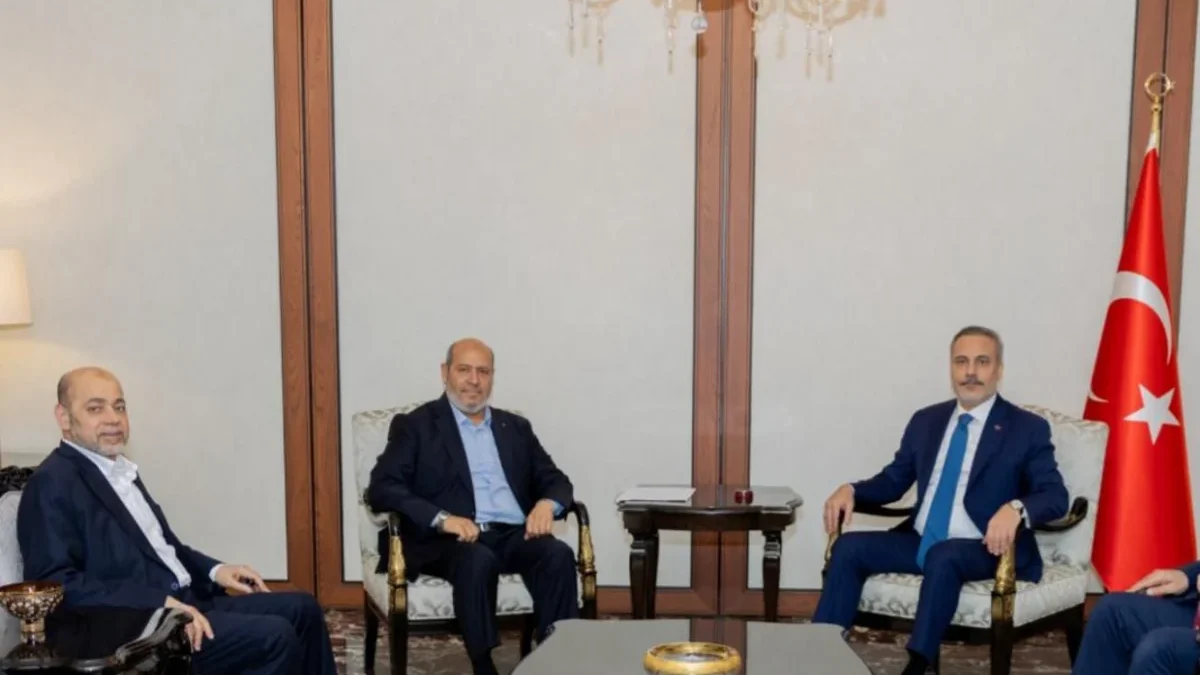 Hakan Fidan traf sich mit einer Hamas-Delegation